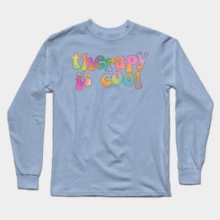 Therapy is Cool Brights Long Sleeve T-Shirt